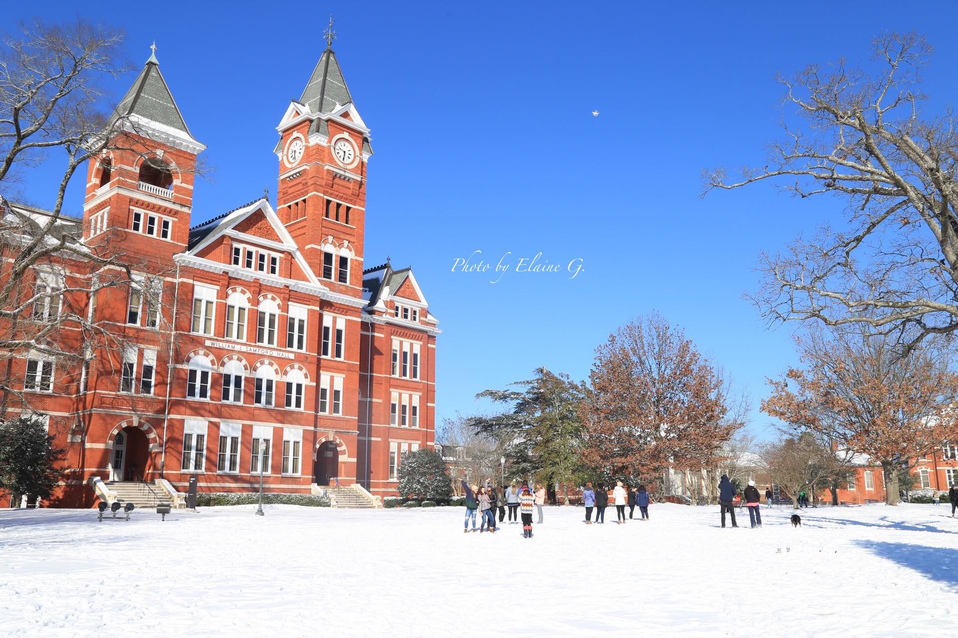 Auburn University in Winter